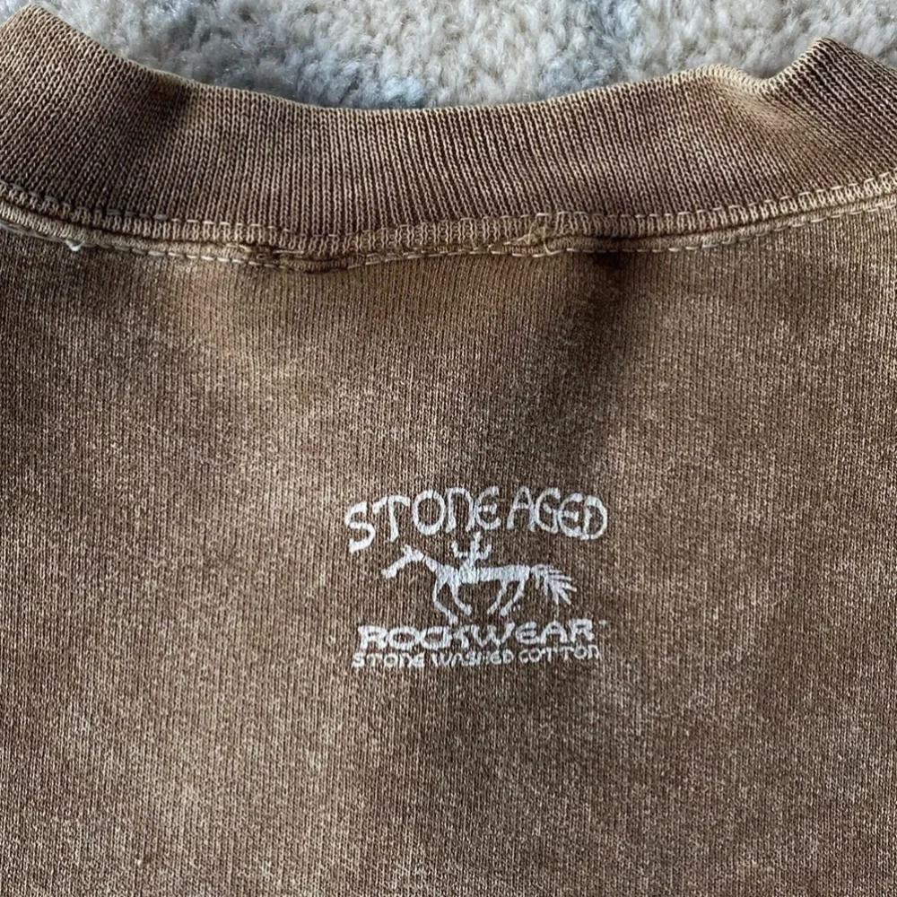 1990’S vintage stone aged rockwear cardigan - Picture 7 of 9